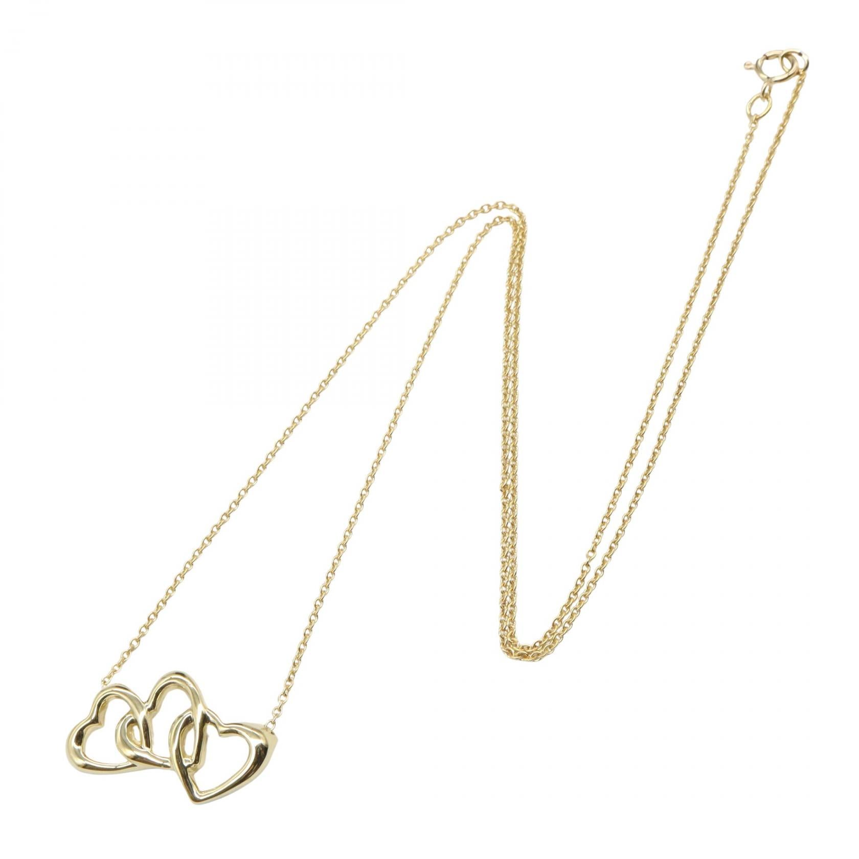トリプルハート ネックレス ネックレス K18YG イエローゴールド ティファニー アクセサリー TIFFANY & Co.