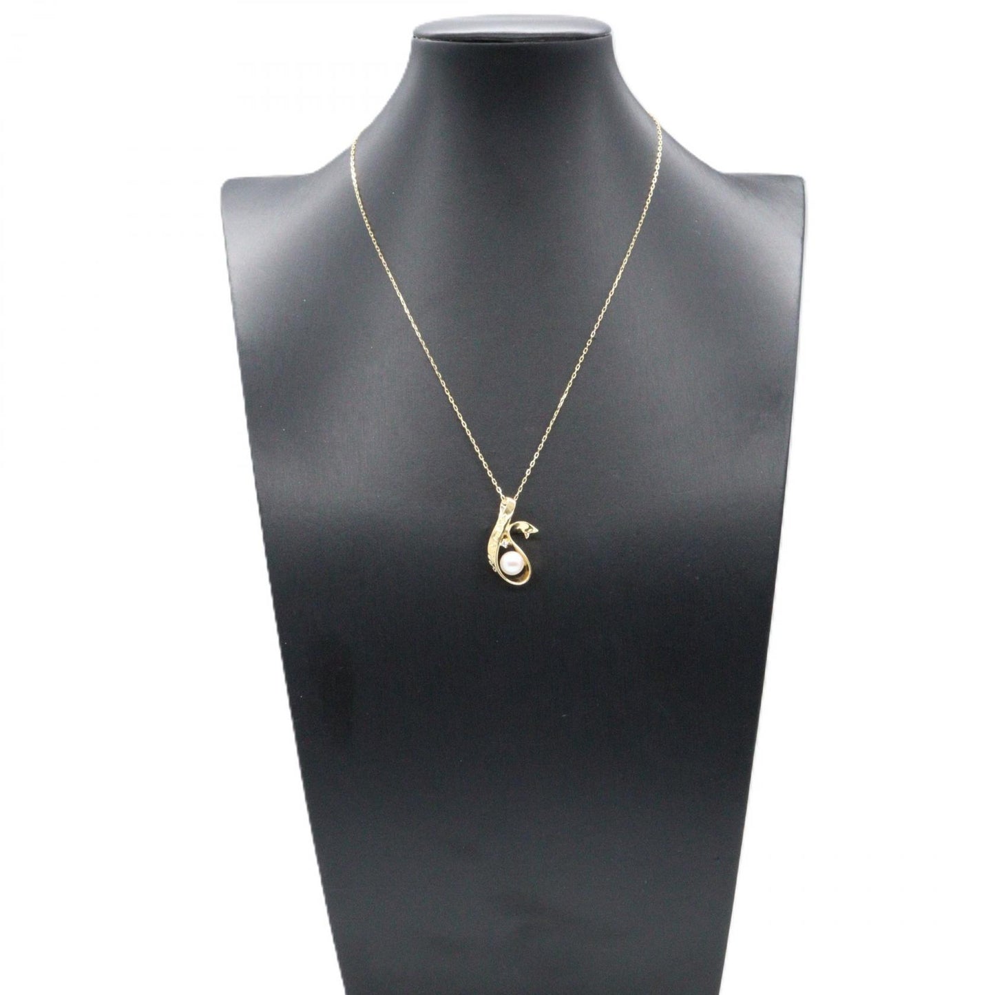 パール ネックレス ネックレス K18YG パール イエローゴールド ホワイト ミキモト アクセサリー MIKIMOTO