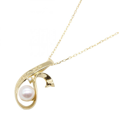 パール ネックレス ネックレス K18YG パール イエローゴールド ホワイト ミキモト アクセサリー MIKIMOTO
