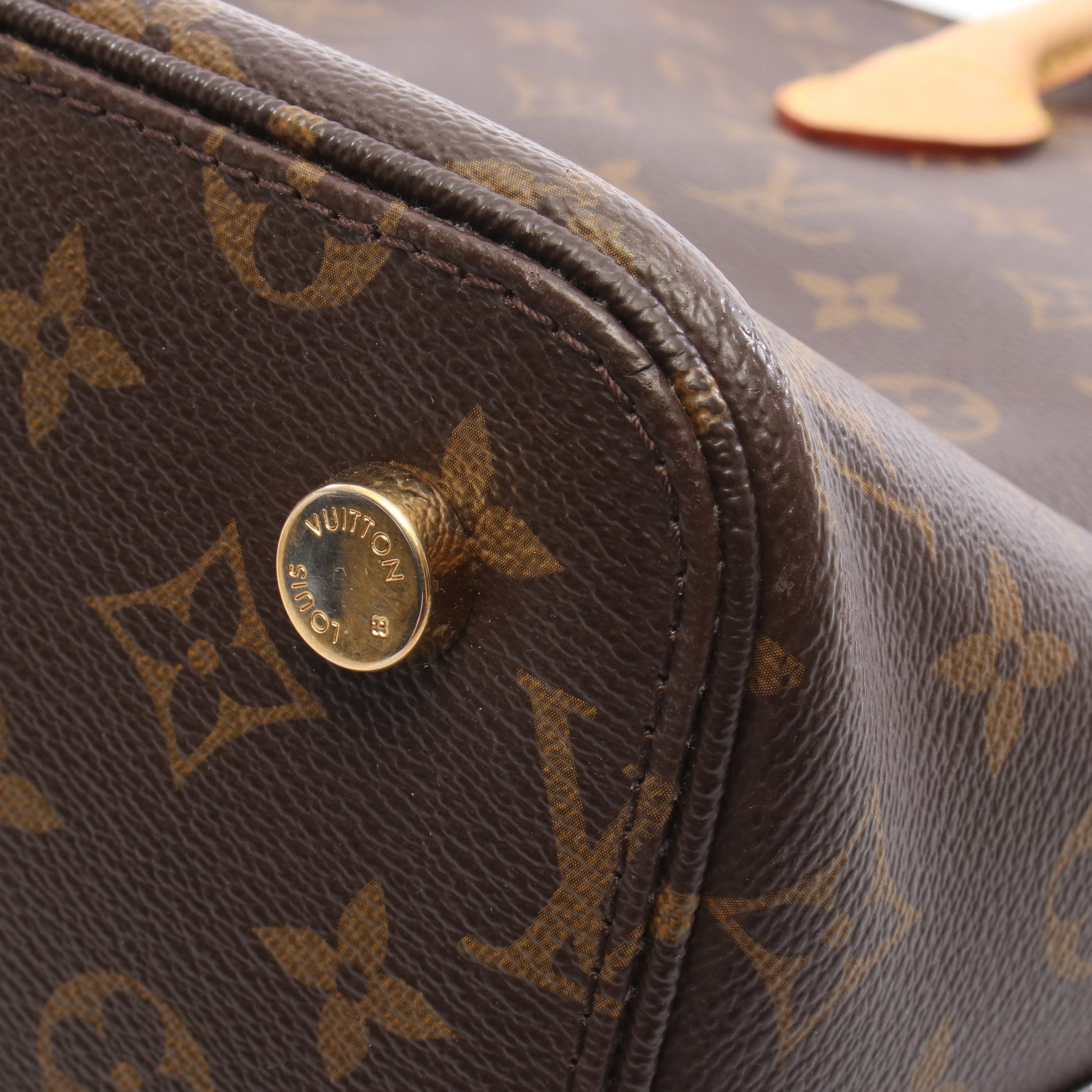 ロックイットMM モノグラム ハンドバッグ PVC レザー ブラウン ルイヴィトン バッグ LOUIS VUITTON