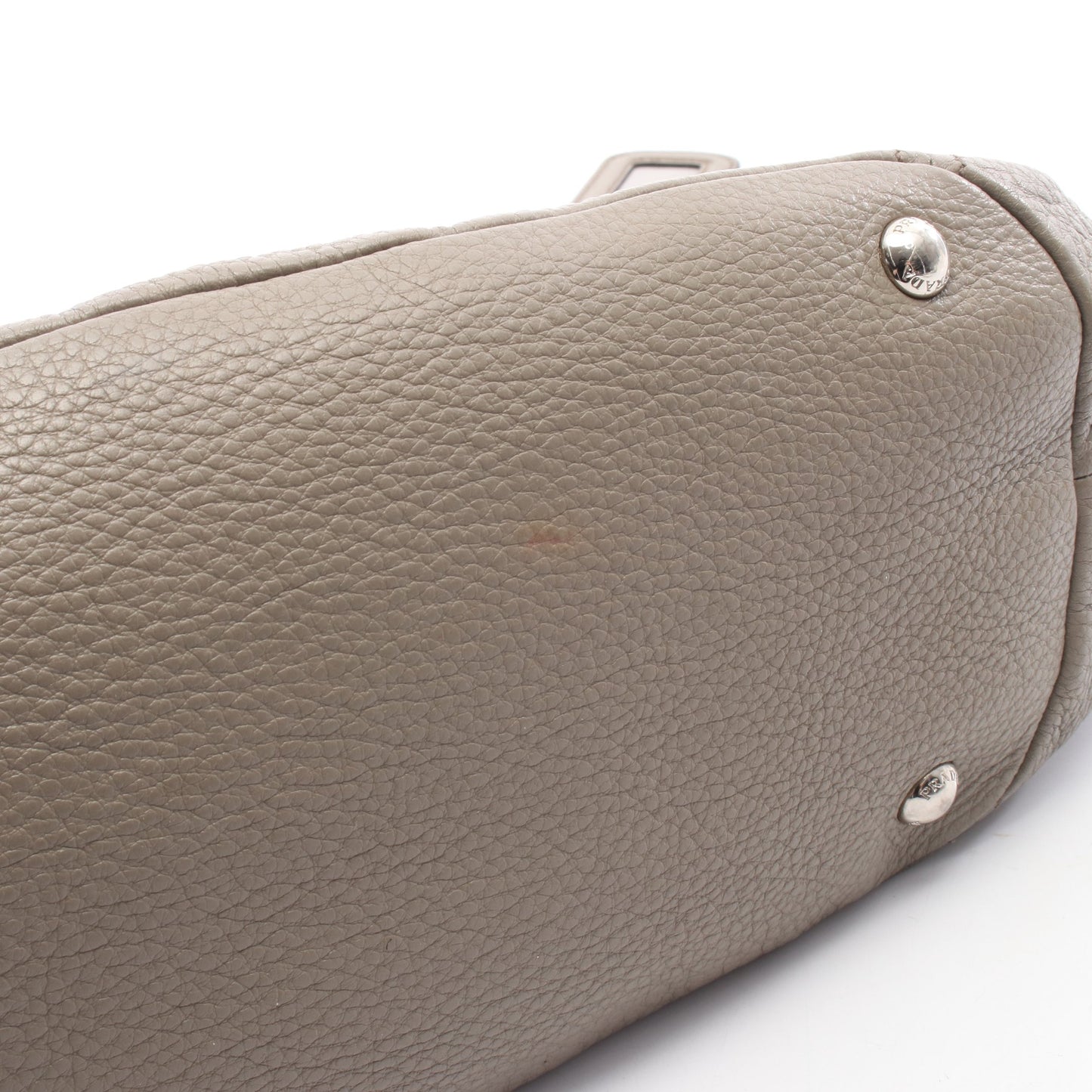 ワンショルダーバッグ レザー グレーベージュ プラダ バッグ PRADA