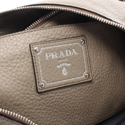 ワンショルダーバッグ レザー グレーベージュ プラダ バッグ PRADA