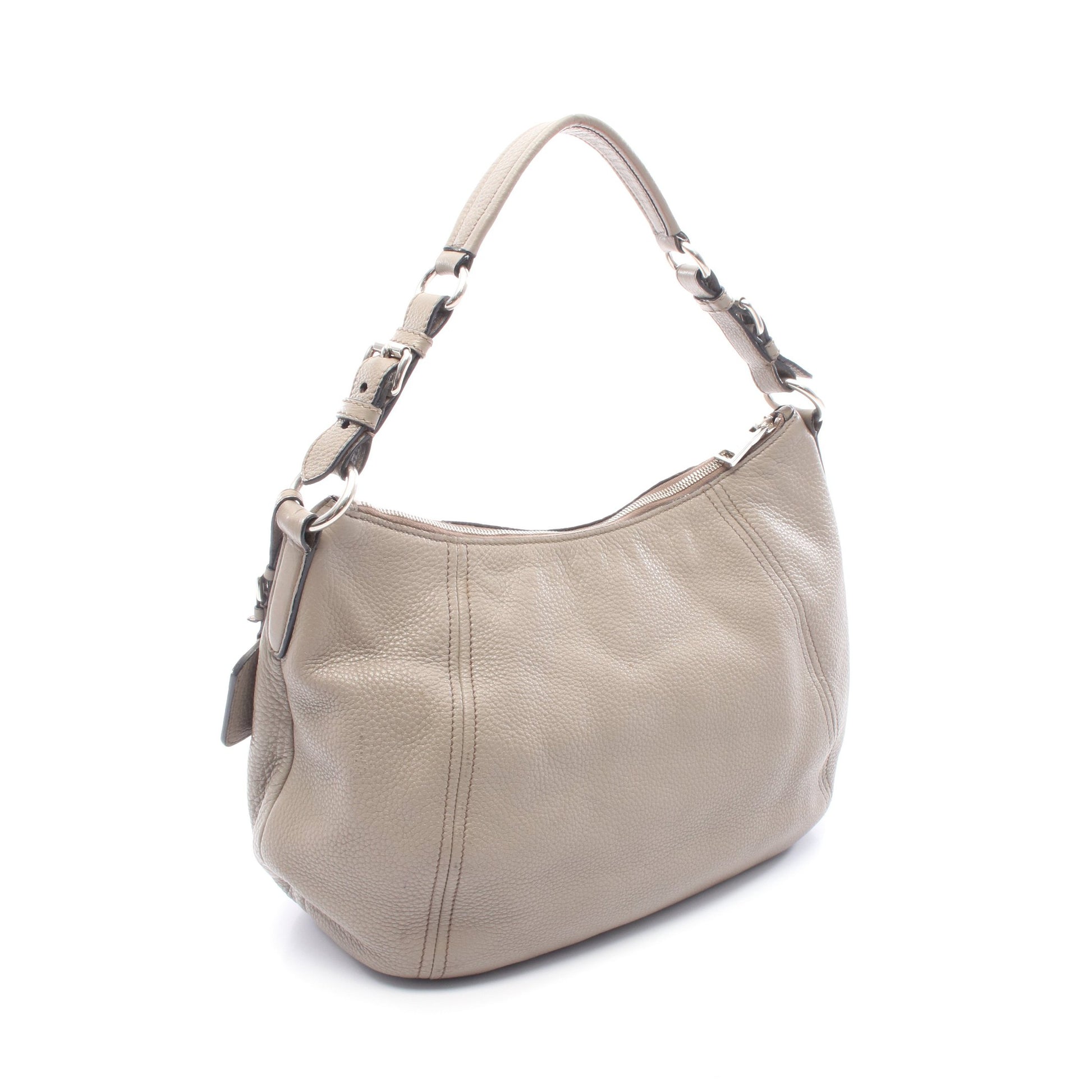 ワンショルダーバッグ レザー グレーベージュ プラダ バッグ PRADA