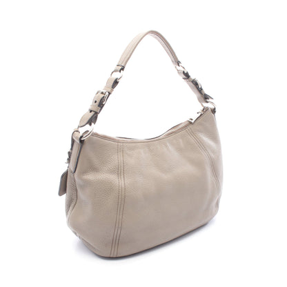 ワンショルダーバッグ レザー グレーベージュ プラダ バッグ PRADA