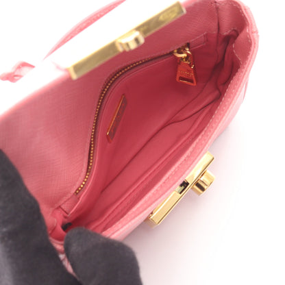 ハンドバッグ サフィアーノレザー ピンク 2WAY プラダ バッグ PRADA