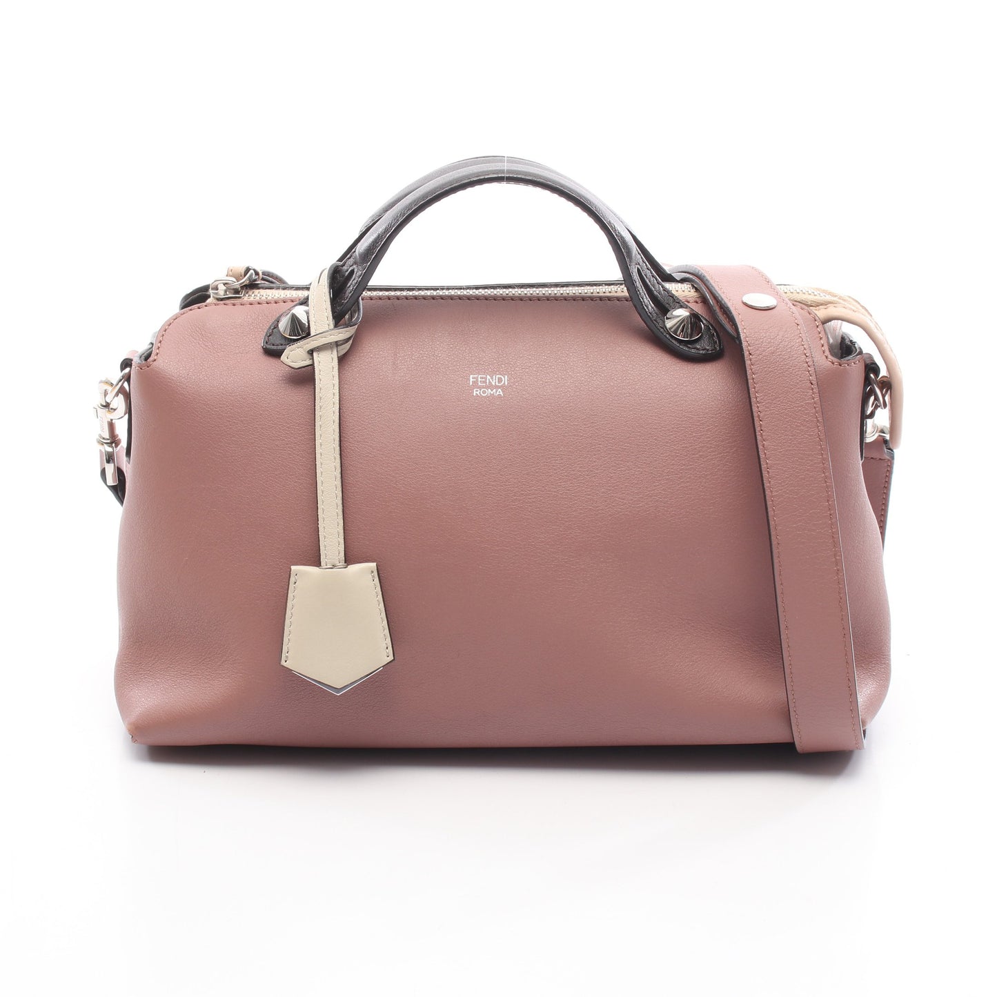 BY THE WAY MEDIUM バイザウェイ ミディアム ハンドバッグ レザー ダスティピンク ダークパープル 2WAY フェンディ バッグ FENDI