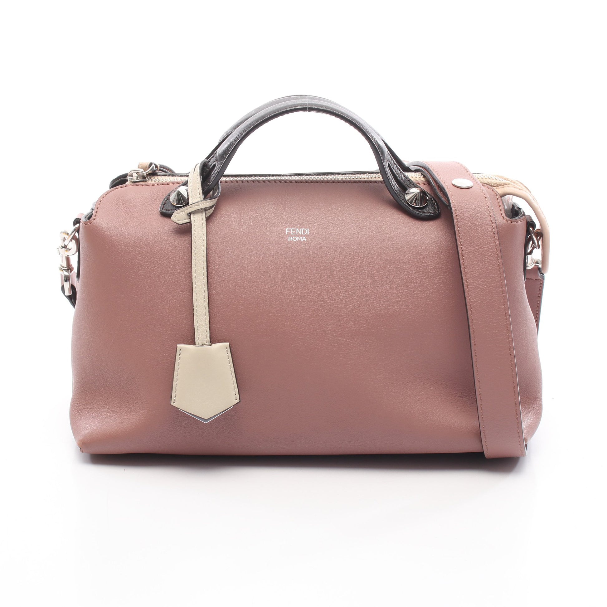 BY THE WAY MEDIUM バイザウェイ ミディアム ハンドバッグ レザー ダスティピンク ダークパープル 2WAY フェンディ バッグ FENDI
