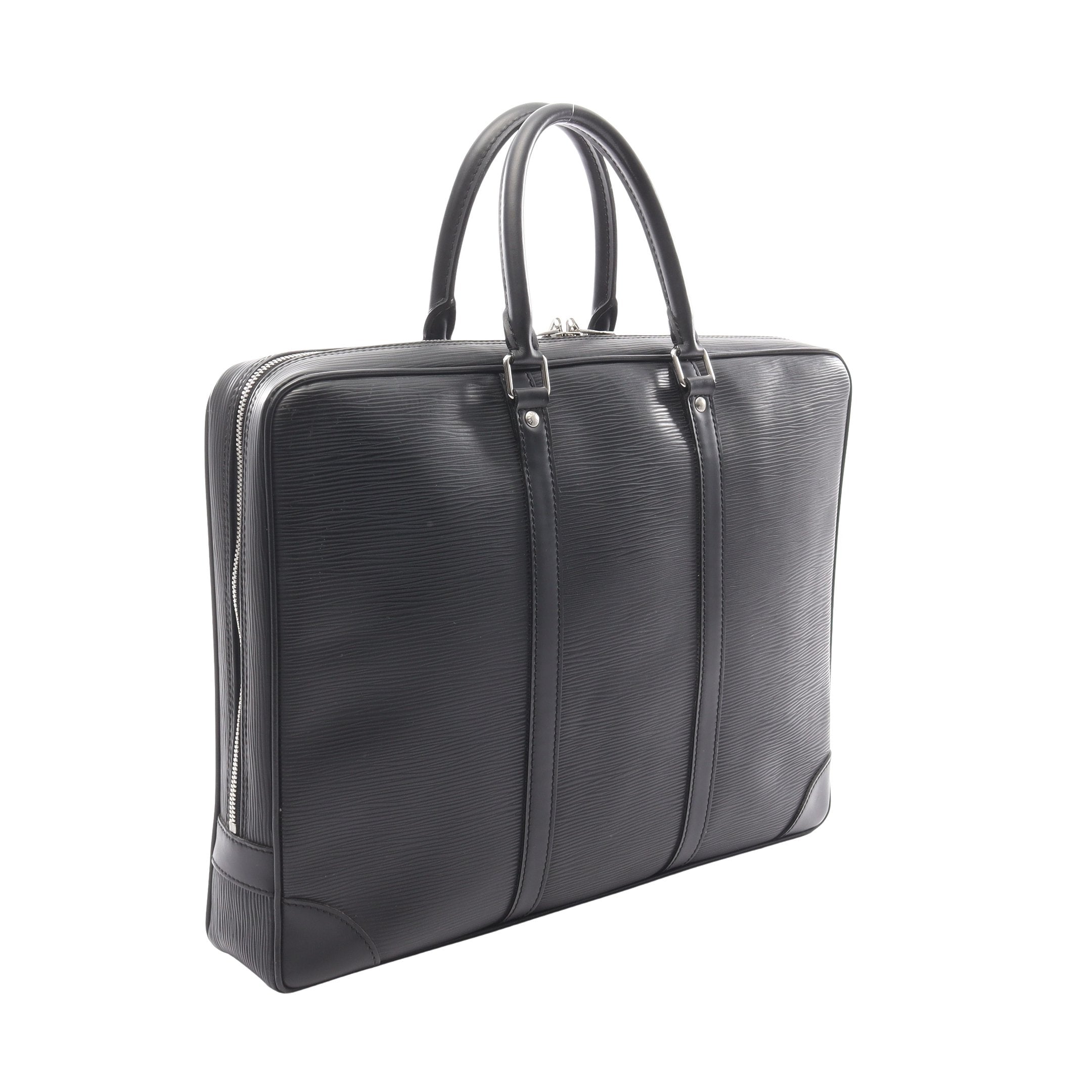 LOUIS VUITTON ブリーフケース　ポルトドギュマンボワヤージュ　エピ ポルトドキュマン ヴォワヤージュ エピ ノワール ビジネスバッグ