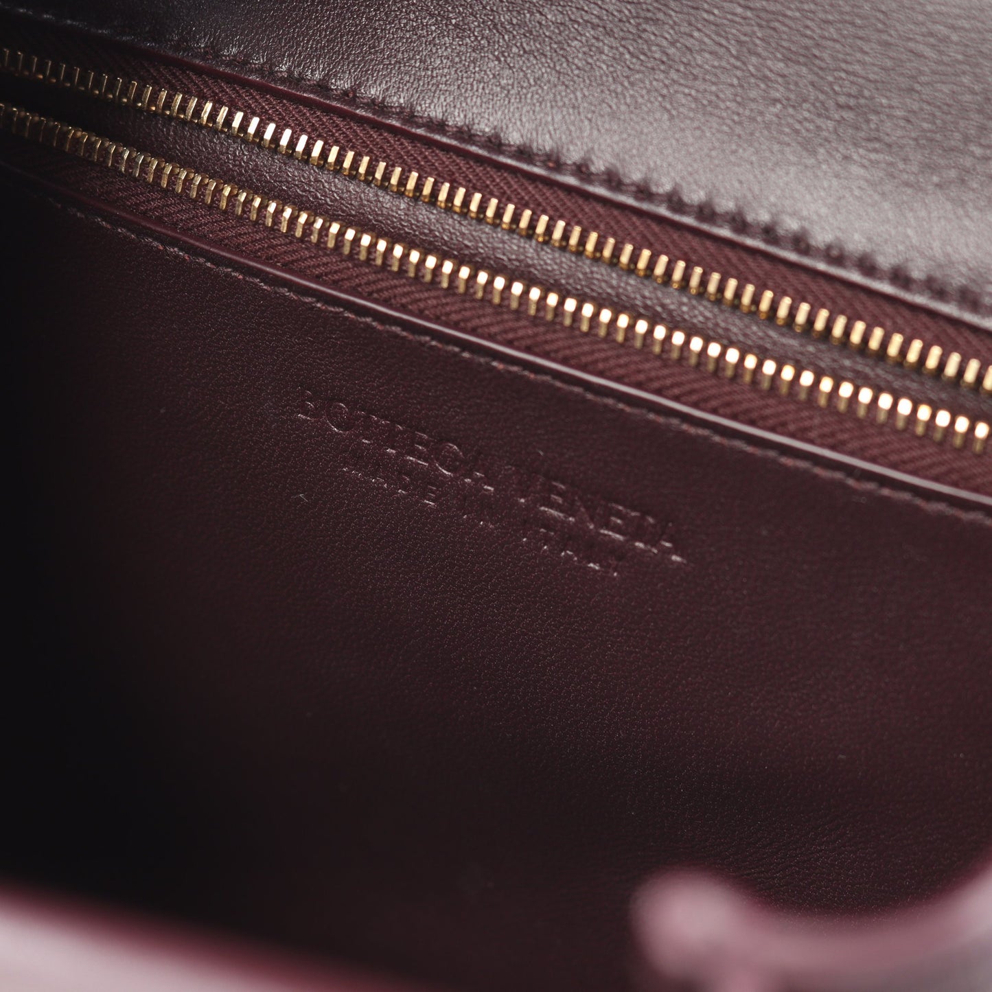 ザ クリップ ショルダーバッグ レザー ボルドー ボッテガヴェネタ