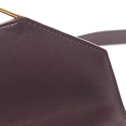 ザ クリップ ショルダーバッグ レザー ボルドー ボッテガヴェネタ