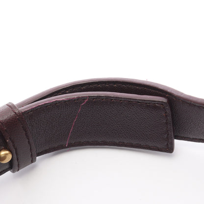 ザ クリップ ショルダーバッグ レザー ボルドー ボッテガヴェネタ