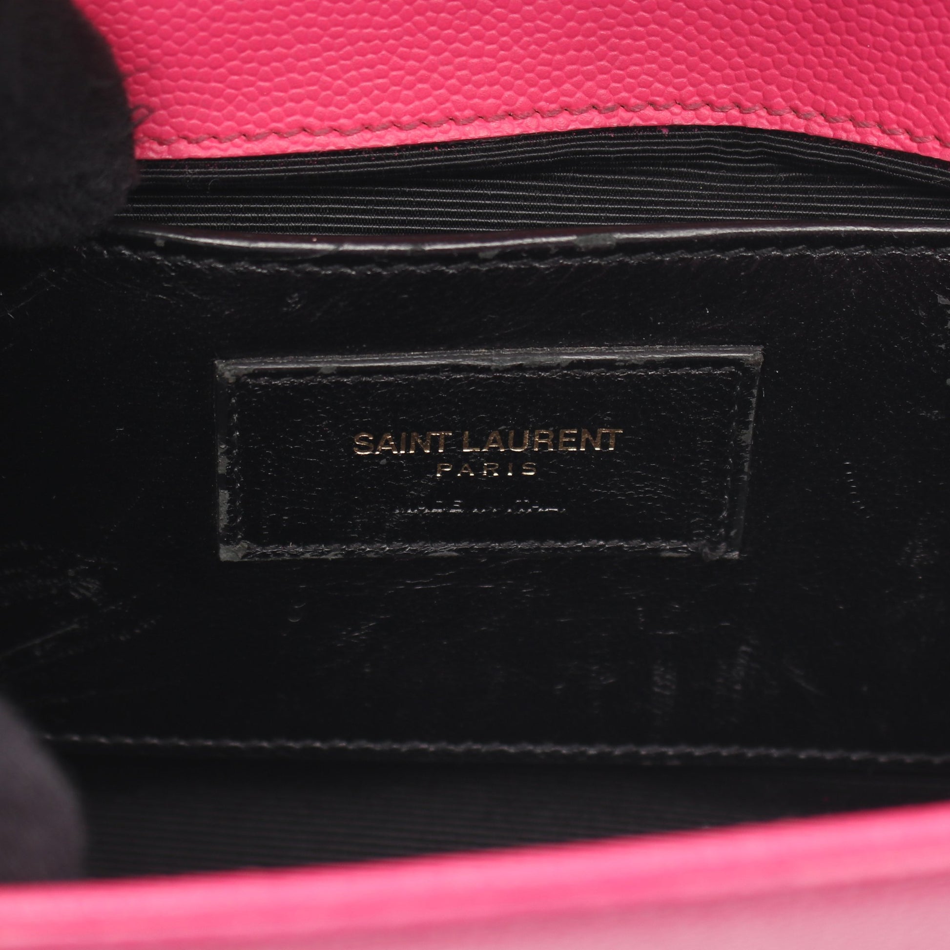 ケイト モノグラム チェーンショルダーバッグ レザー ピンクパープル サンローランパリ バッグ SAINT LAURENT PARIS