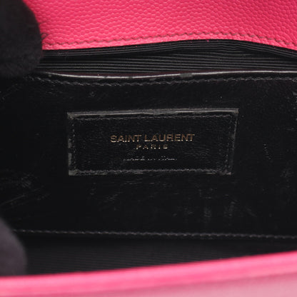 ケイト モノグラム チェーンショルダーバッグ レザー ピンクパープル サンローランパリ バッグ SAINT LAURENT PARIS