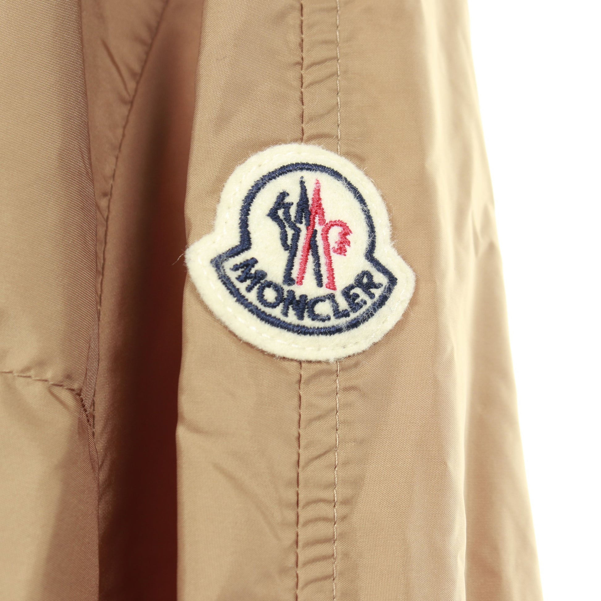 HIENGU コート ナイロン ベージュ フード付き モンクレール アウター MONCLER