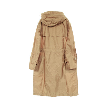 HIENGU コート ナイロン ベージュ フード付き モンクレール アウター MONCLER