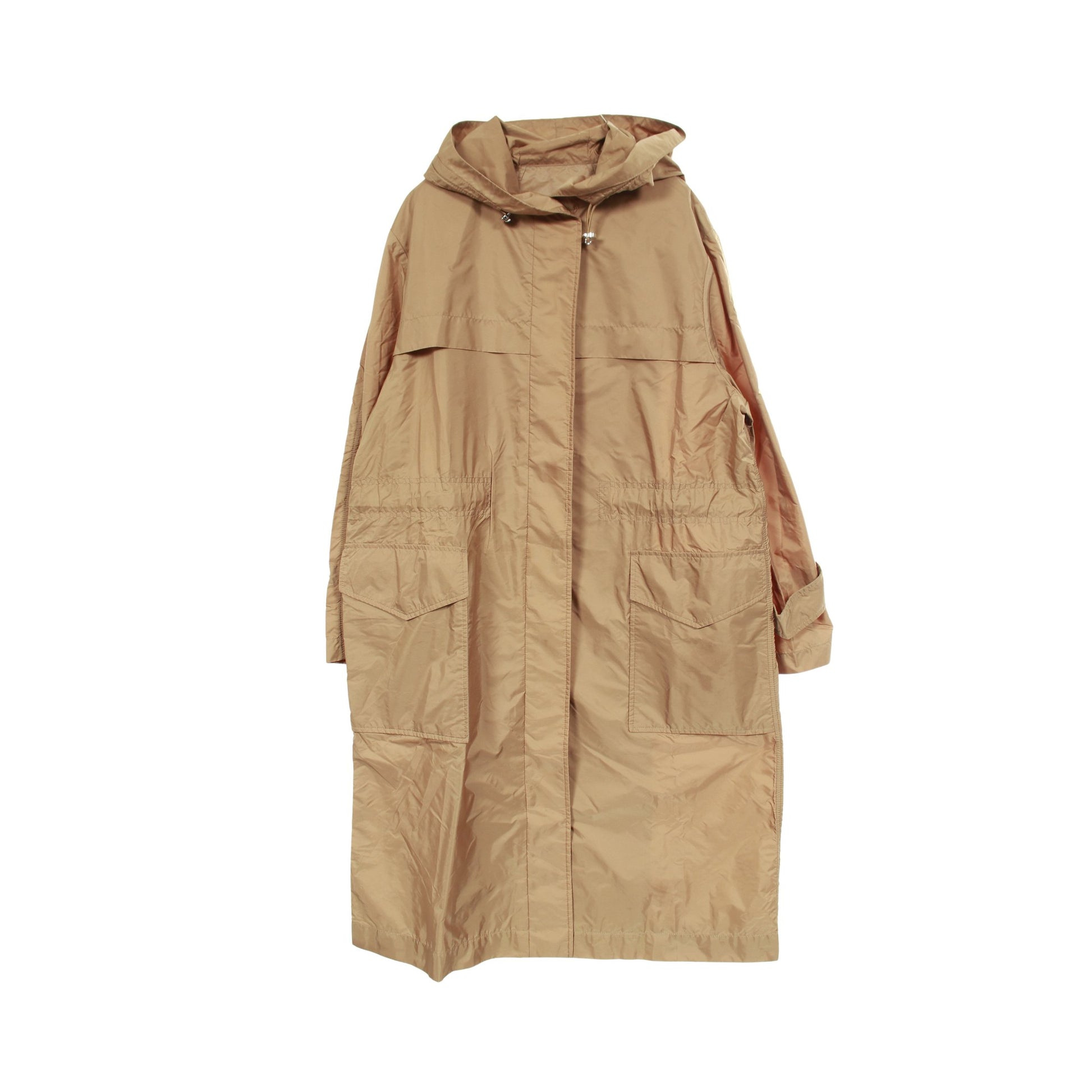 HIENGU コート ナイロン ベージュ フード付き モンクレール アウター MONCLER