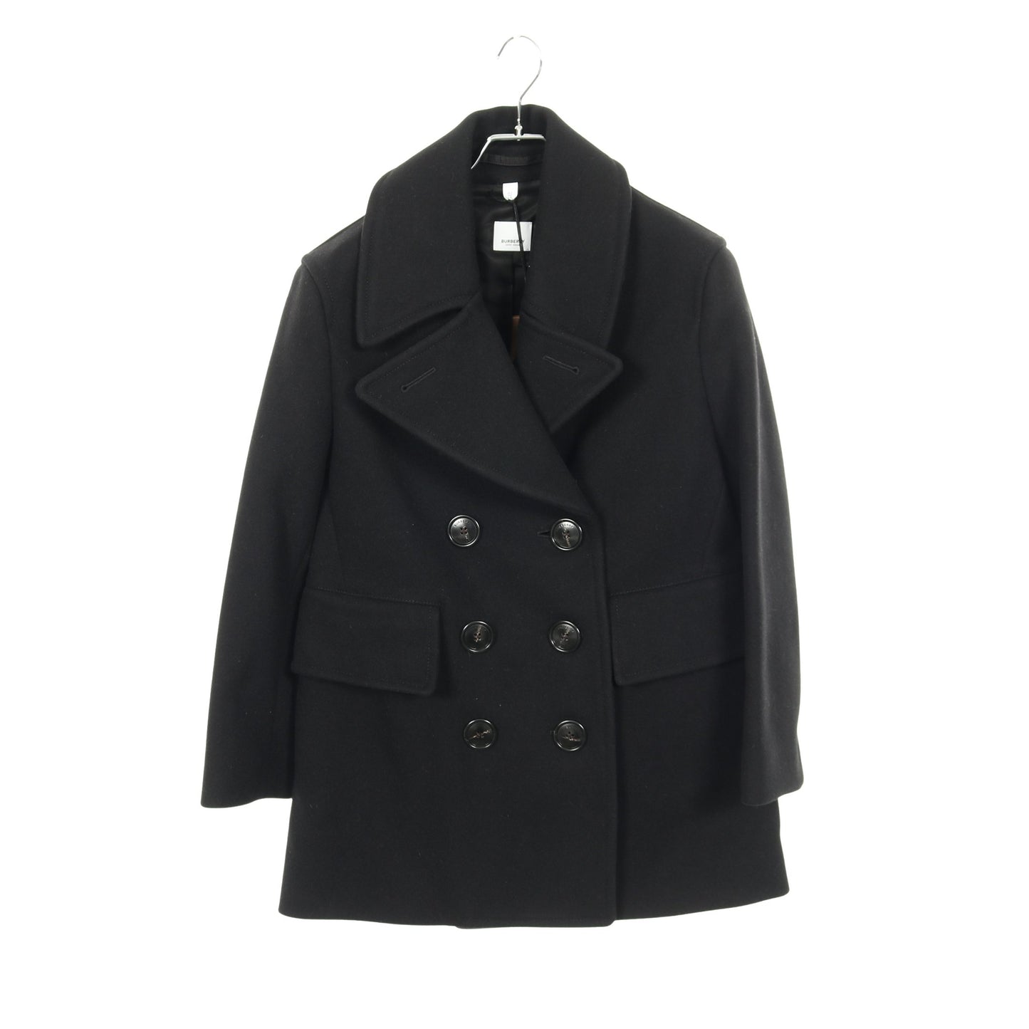 ピーコート ウール ブラック バーバリー アウター BURBERRY