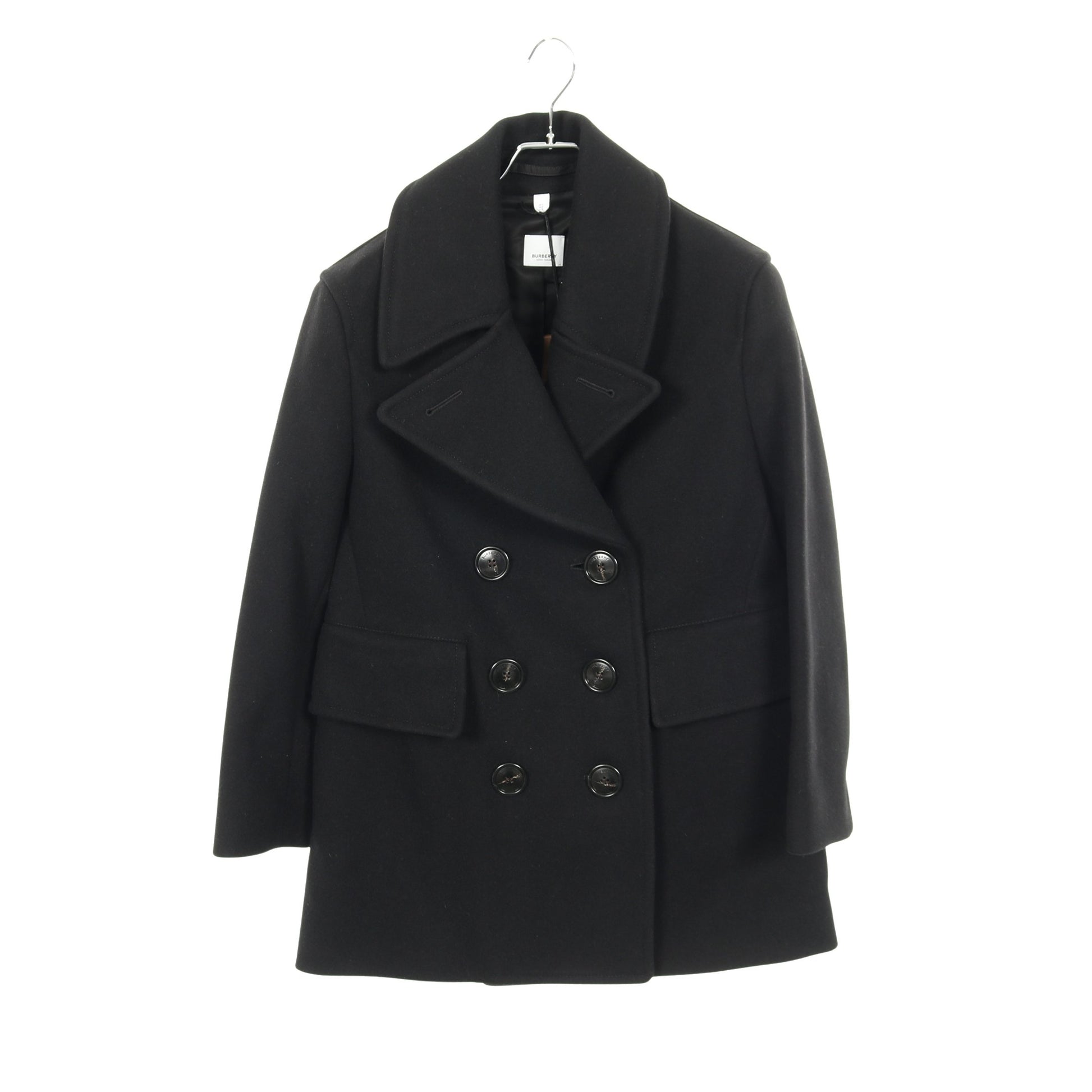 ピーコート ウール ブラック バーバリー アウター BURBERRY
