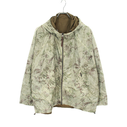 マウンテンパーカー 総柄 カーキグリーン リバーシブル ウールリッチ アウター WOOLRICH