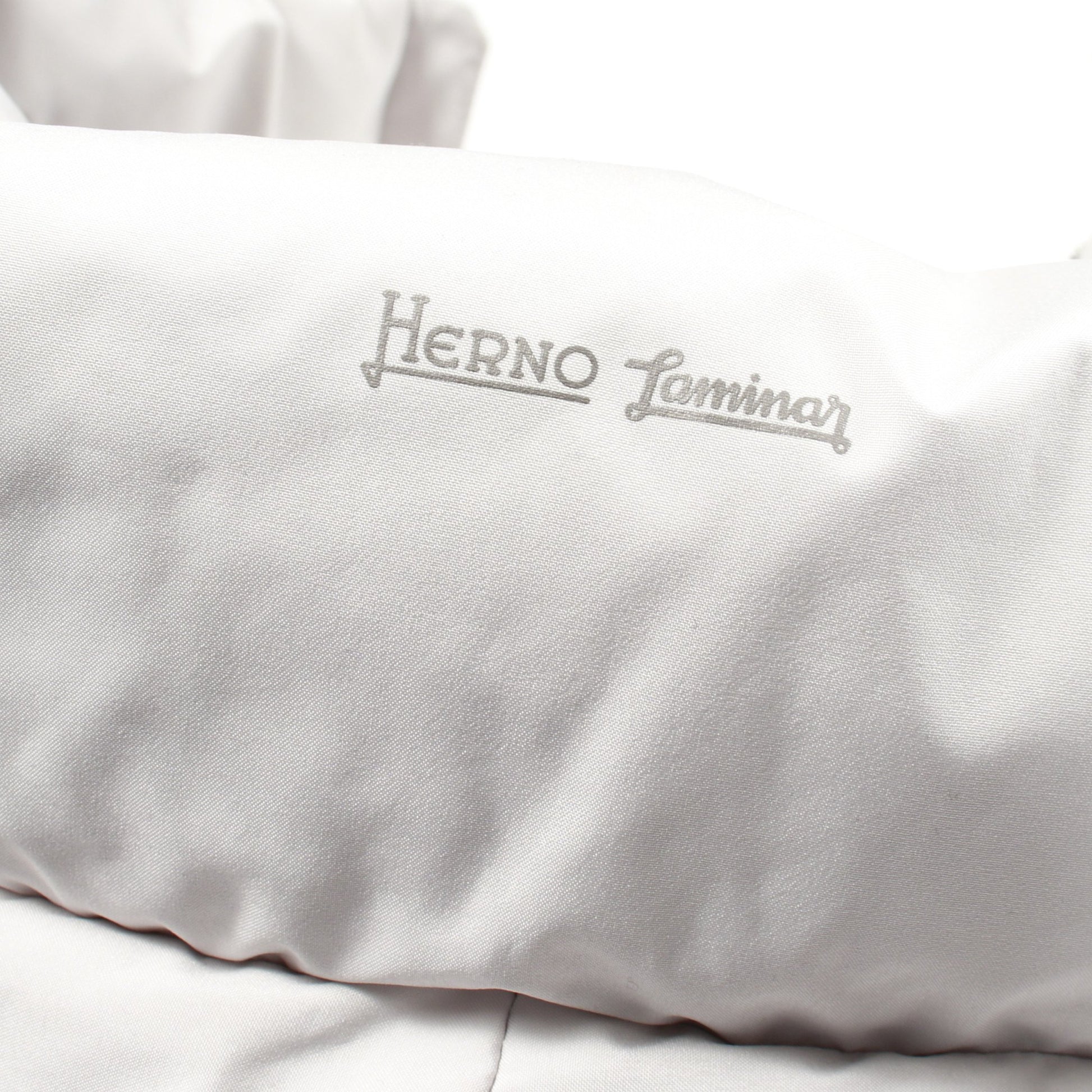 Laminar GORE-TEX WINDSTOPPER ダウンジャケット ライトグレー フード付き ヘルノ アウター HERNO
