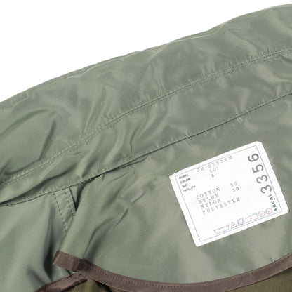 レイヤード リップストップ ジャケット コットン ナイロン カーキグリーン サカイ アウター sacai
