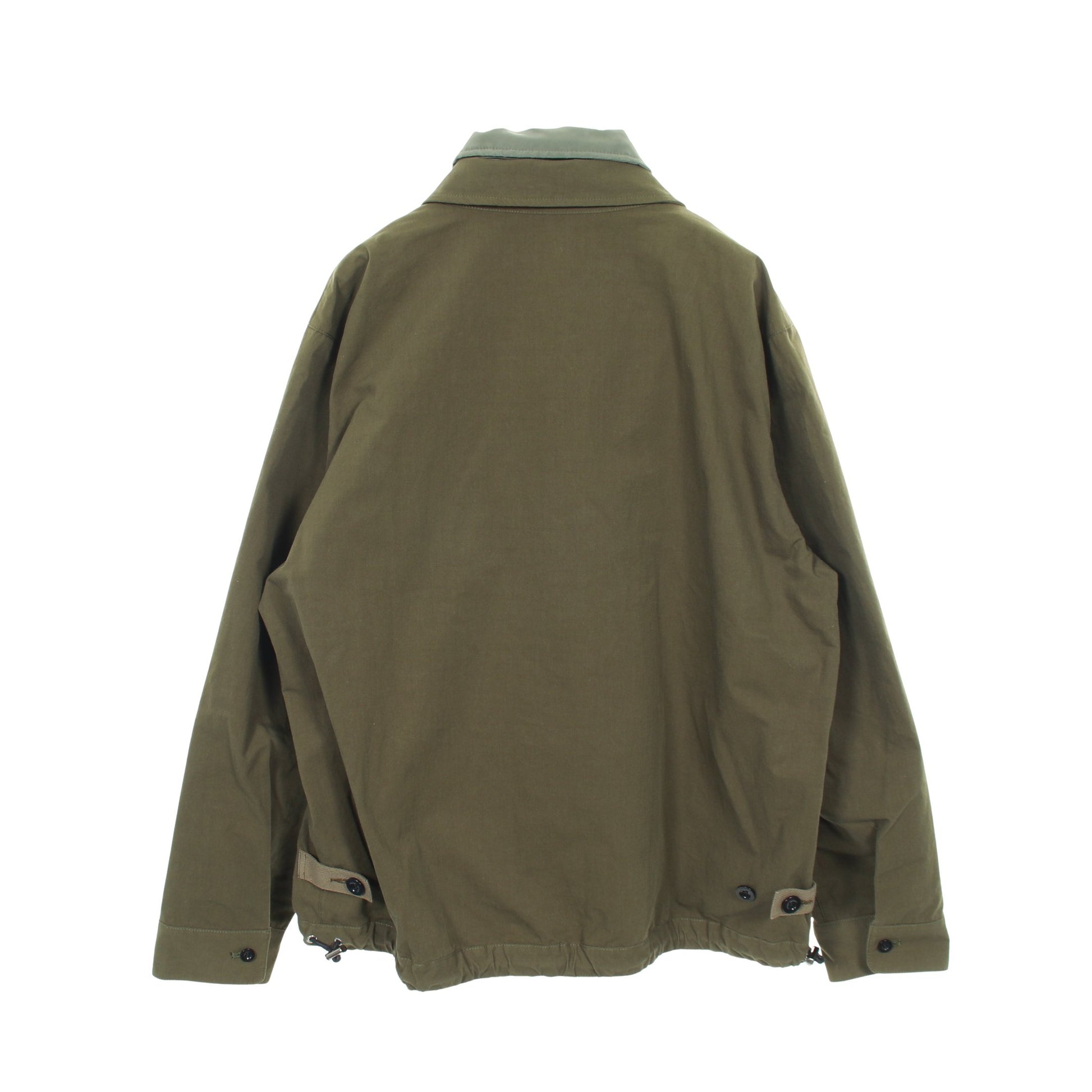 レイヤード リップストップ ジャケット コットン ナイロン カーキグリーン サカイ アウター sacai