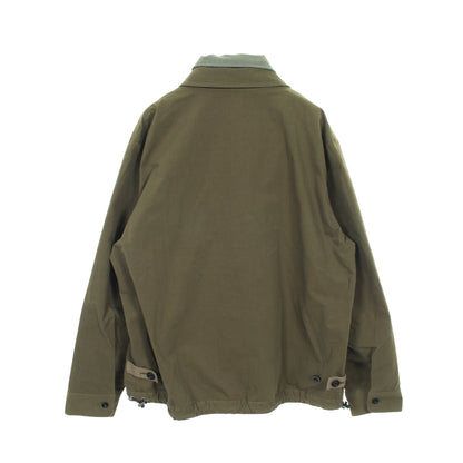 レイヤード リップストップ ジャケット コットン ナイロン カーキグリーン サカイ アウター sacai