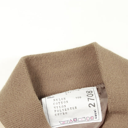 Nylon Twill Mix Blouson MA-1 ミリタリージャケット ナイロン ベージュ サカイ アウター sacai