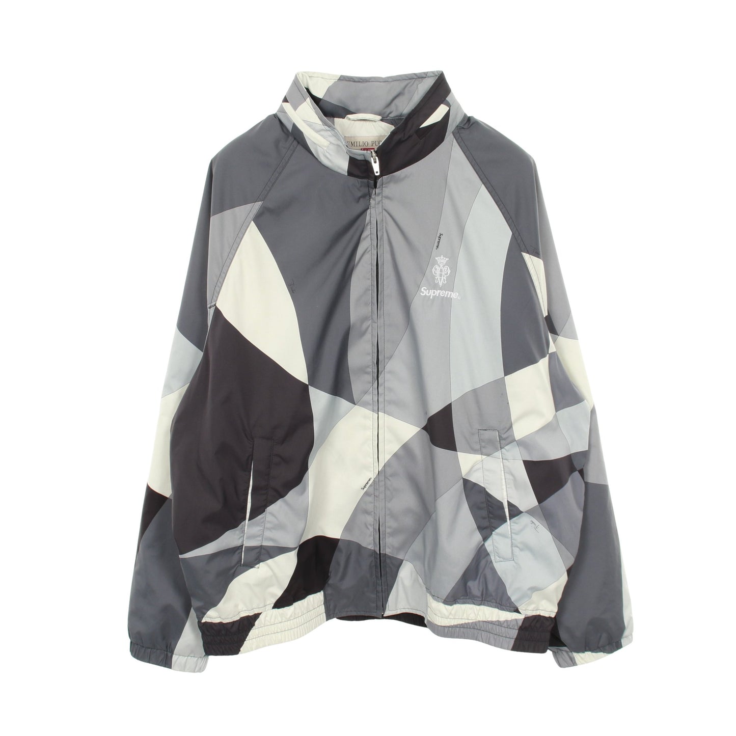 Supreme × EMILIO PUCCI SPORT JACKET ウィンドブレーカー ジャケット ナイロン グレー マルチカラー フード付き 21SS シュプリーム アウター Supreme