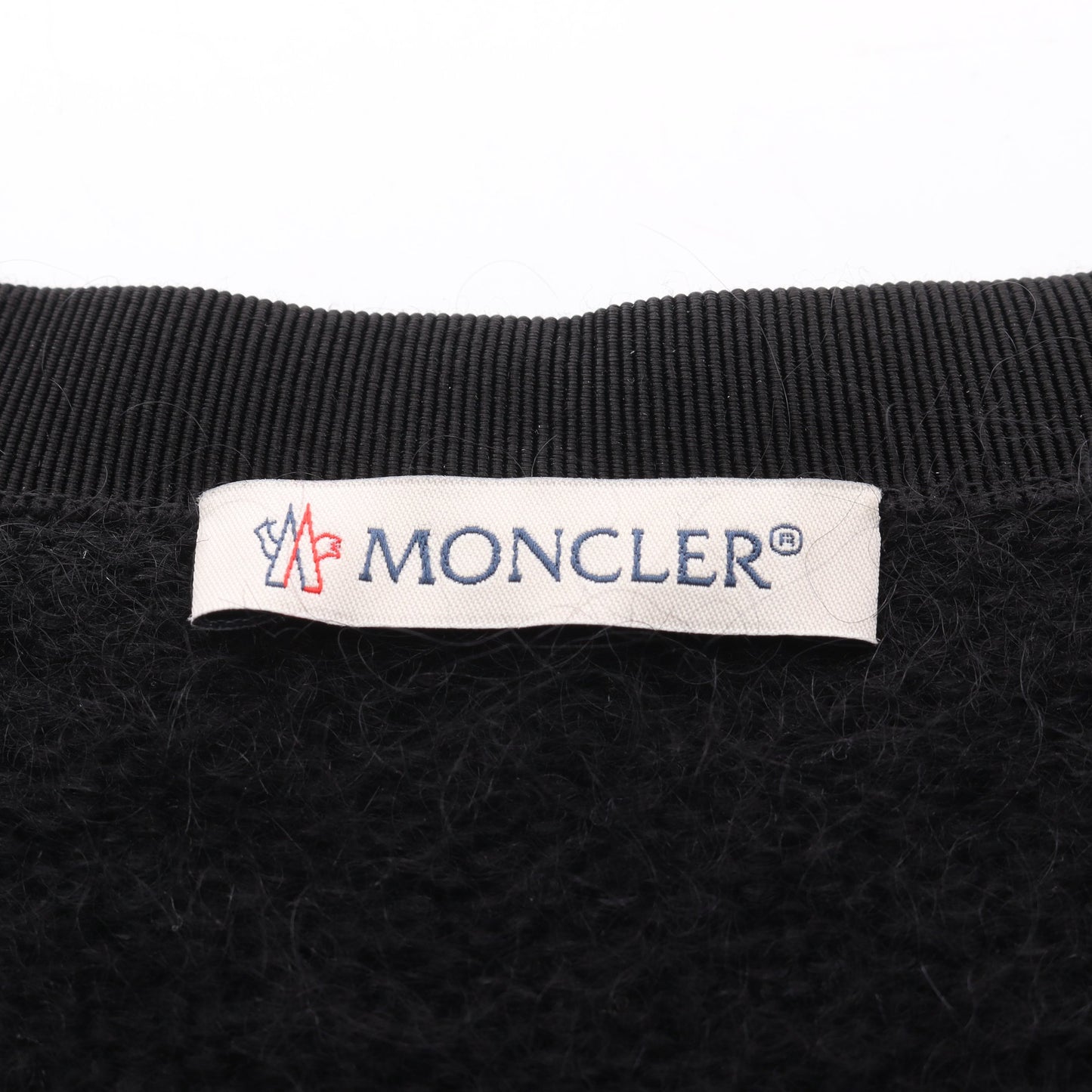 フリル ニットダウンジャケット カーディガン ウール モヘヤ ナイロン カシミヤ ブラック モンクレール トップス MONCLER