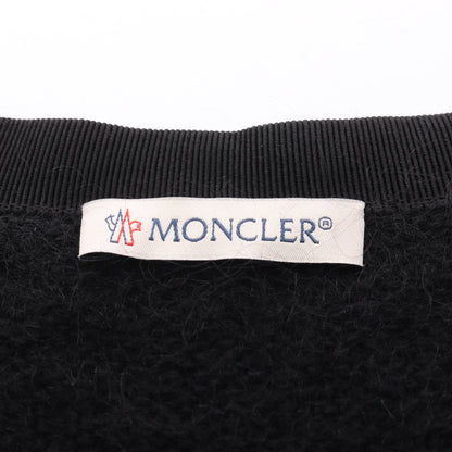 フリル ニットダウンジャケット カーディガン ウール モヘヤ ナイロン カシミヤ ブラック モンクレール トップス MONCLER