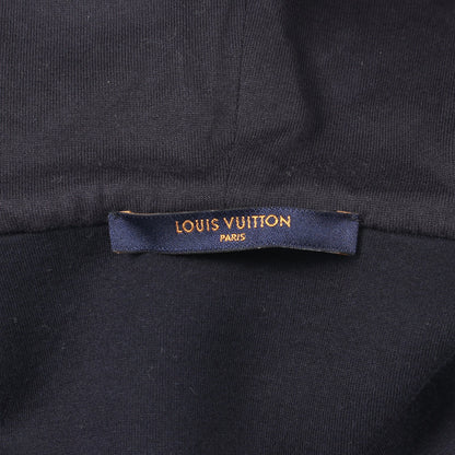 タペストリー カーゴ フーディ プルオーバーパーカー 総柄 コットン ナイロン ブルー マルチカラー ルイヴィトン トップス LOUIS VUITTON