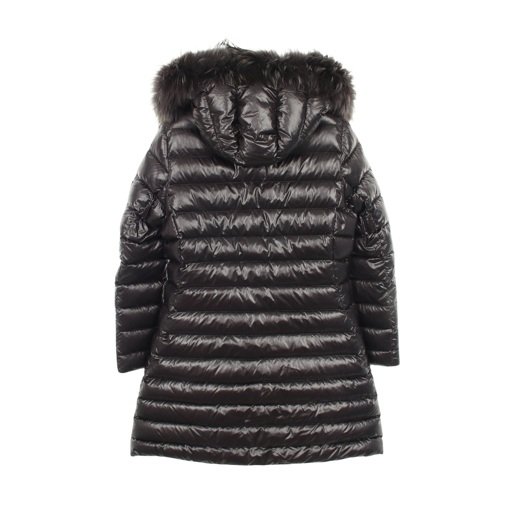 ISERA イセラ ダウンコート ナイロン ブラック リバーシブル フード