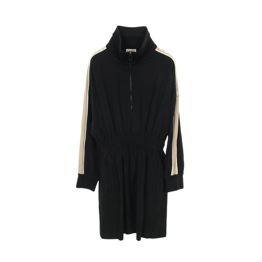 ジャージ ワンピース レーヨン ブラック ベージュ モンクレール