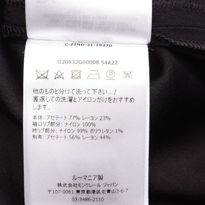 ジャージ ワンピース レーヨン ブラック ベージュ モンクレール