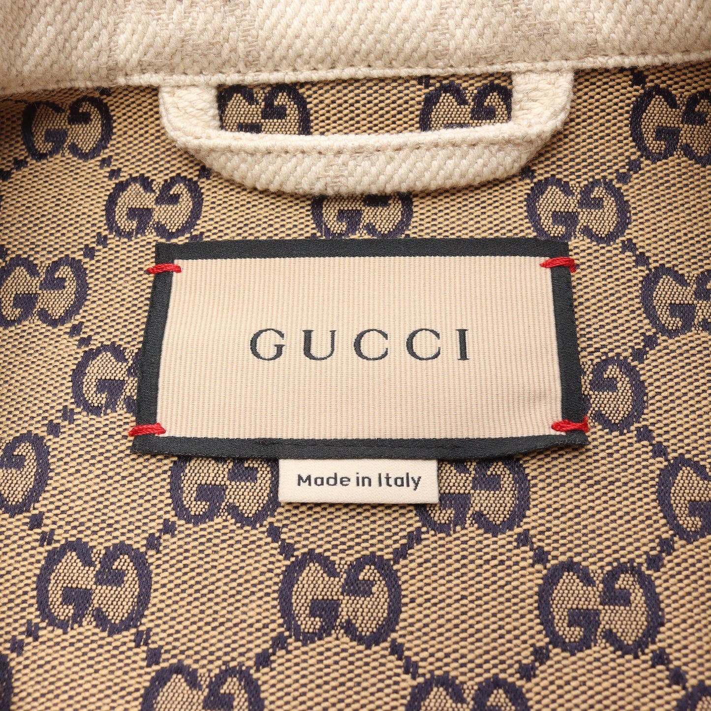 GGコットン ジャカード ジャケット コットン アイボリー グッチ アウター GUCCI