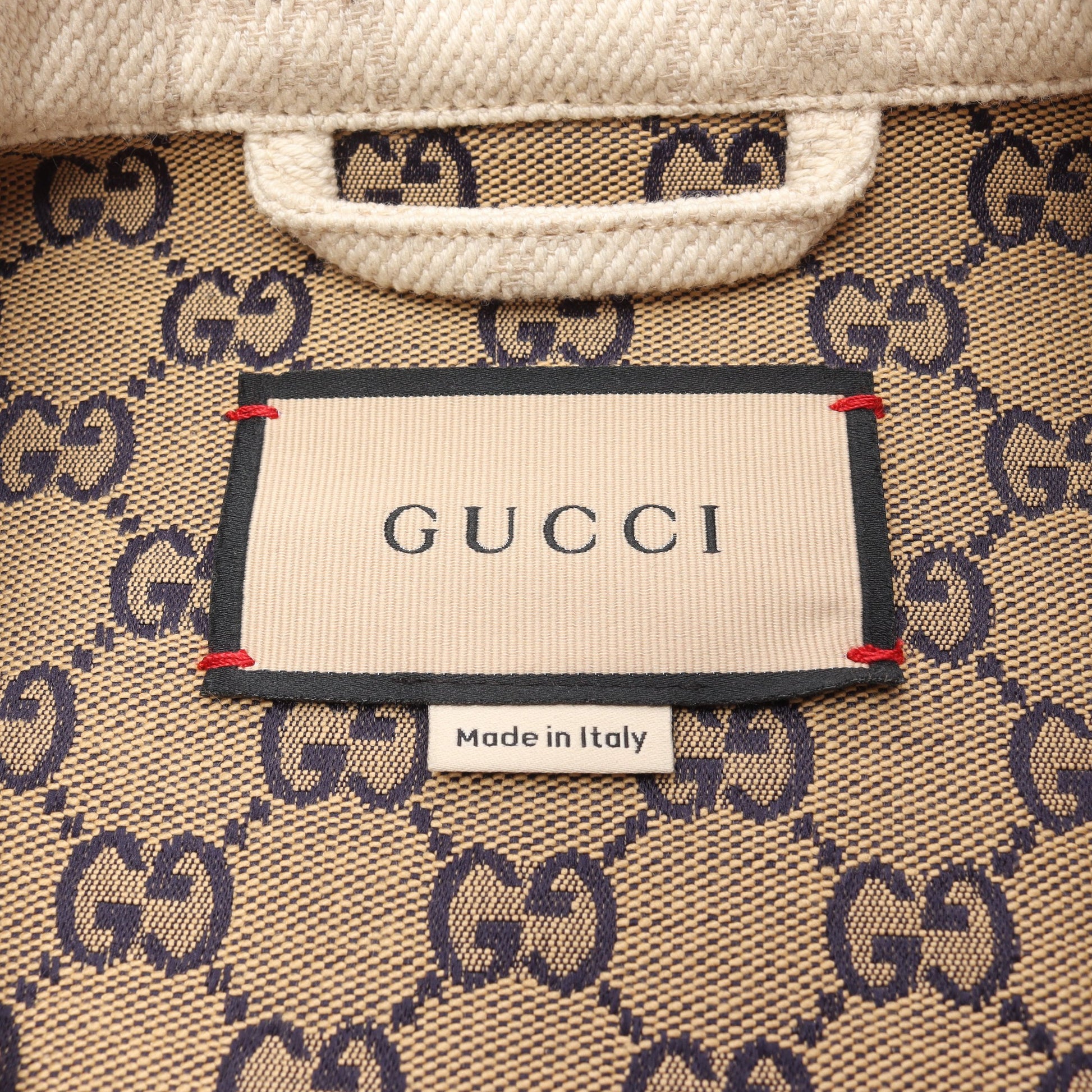 GGコットン ジャカード ジャケット コットン アイボリー グッチ アウター GUCCI