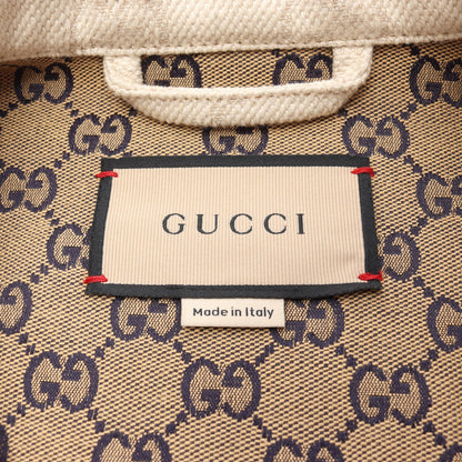 GGコットン ジャカード ジャケット コットン アイボリー グッチ アウター GUCCI