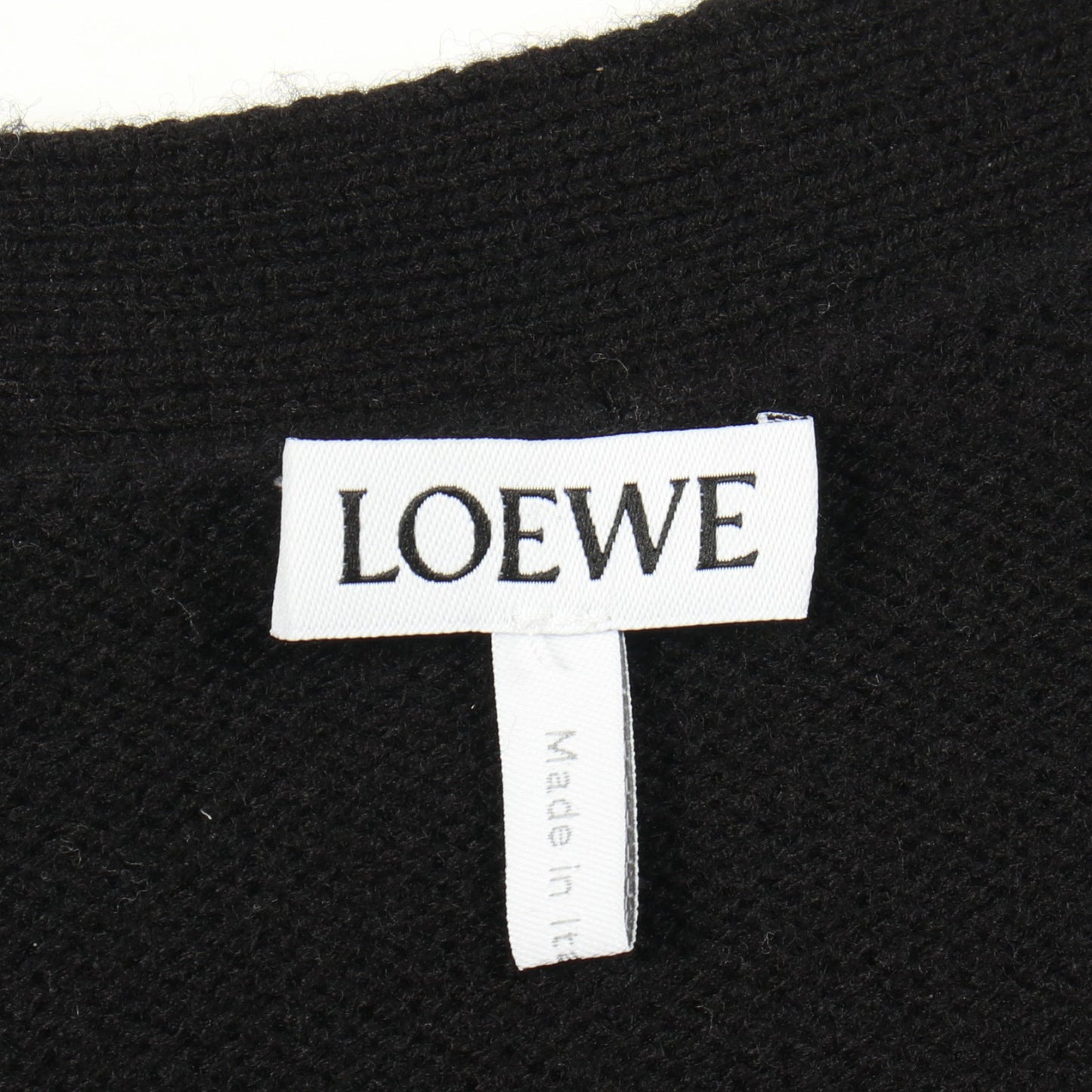 アナグラム ニット ベスト ウール ブラック ロエベ トップス LOEWE
