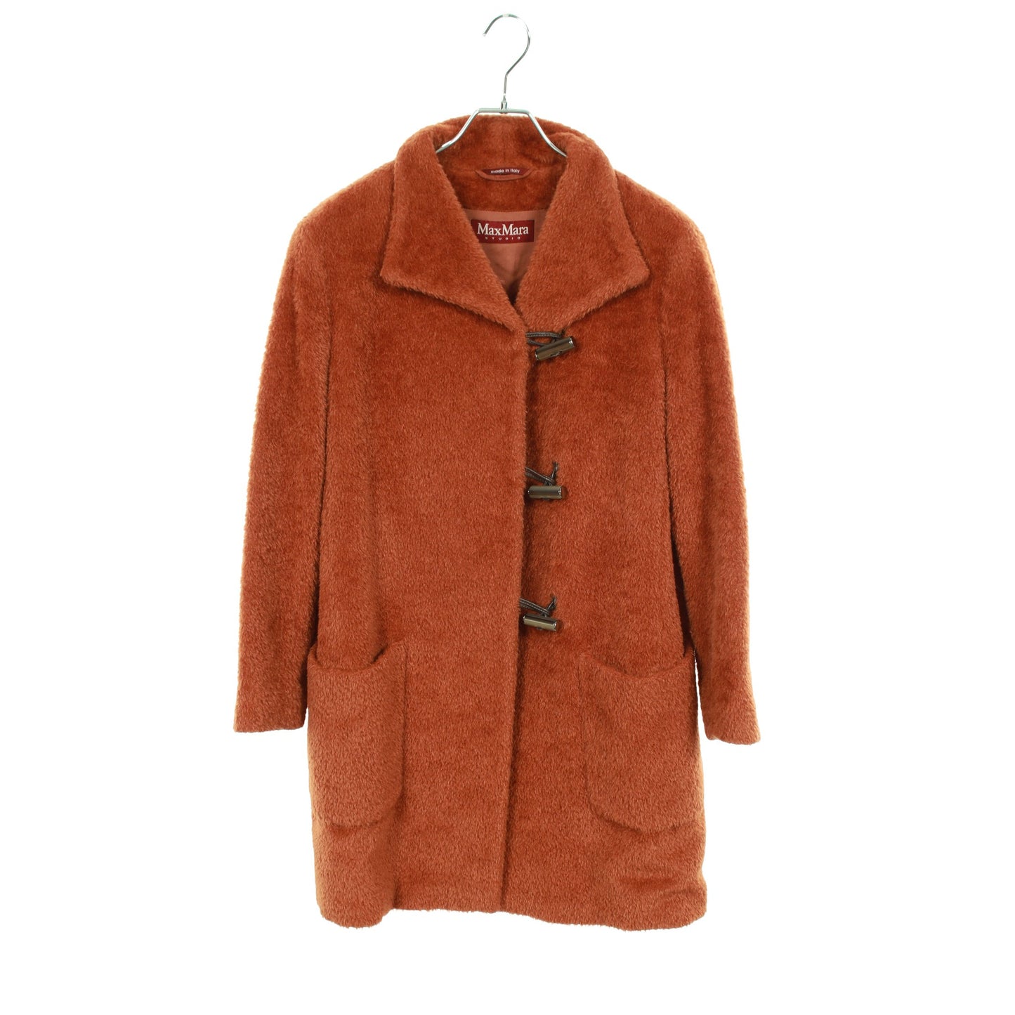 ダッフルコート アルパカ ウール オレンジブラウン マックスマーラステュディオ アウター Max Mara Studio
