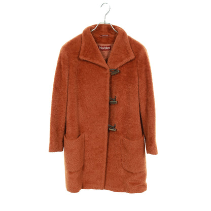 ダッフルコート アルパカ ウール オレンジブラウン マックスマーラステュディオ アウター Max Mara Studio