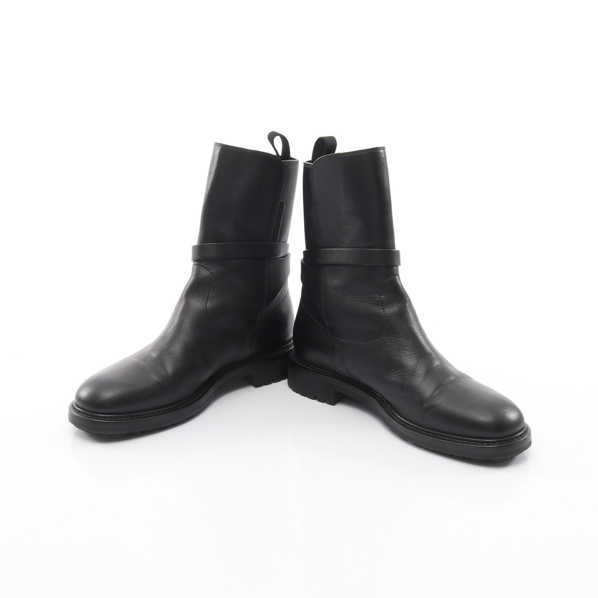 DIOR EMPREINTE ブーツ レザー ブラック クリスチャンディオール シューズ Christian Dior