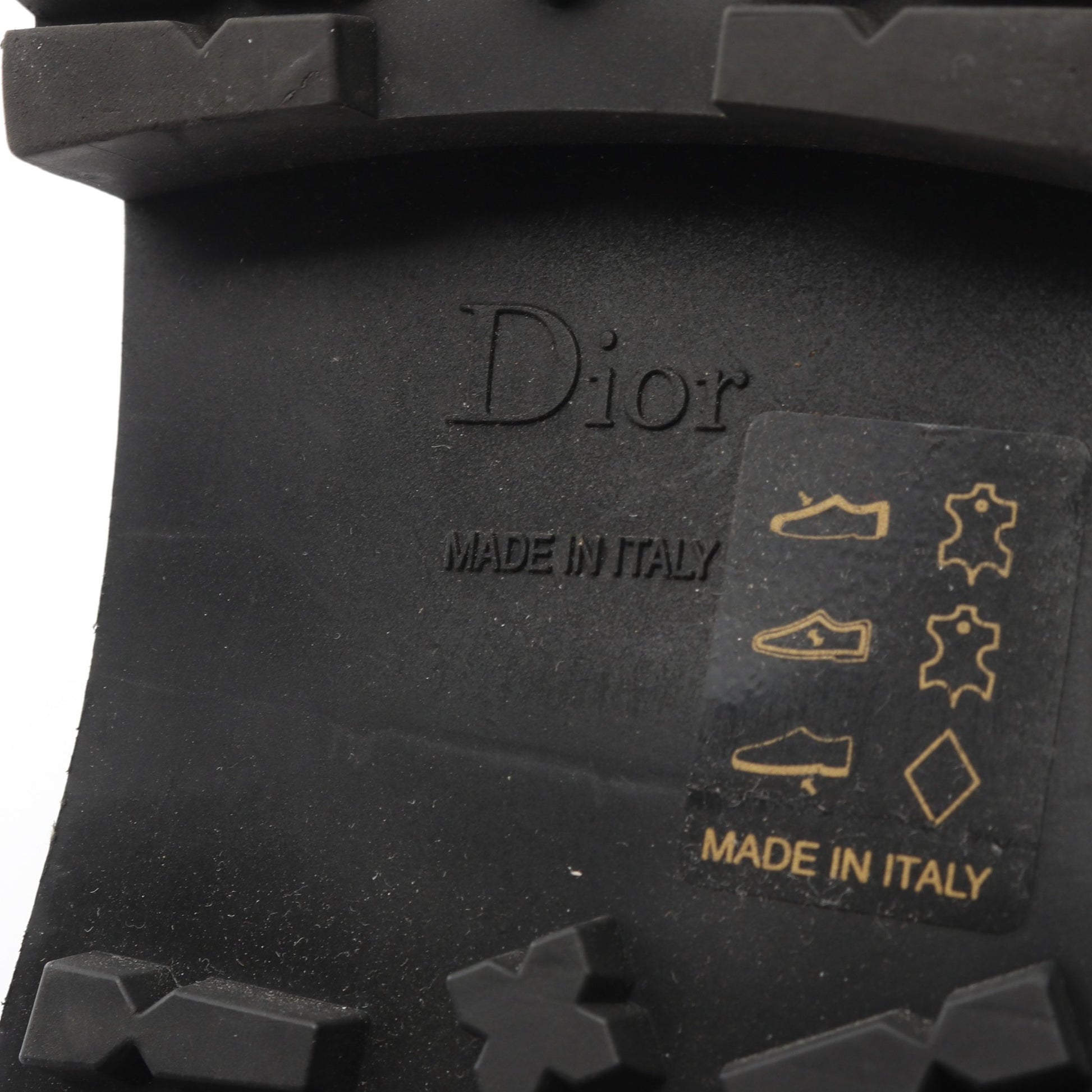 DIOR EMPREINTE ブーツ レザー ブラック クリスチャンディオール シューズ Christian Dior