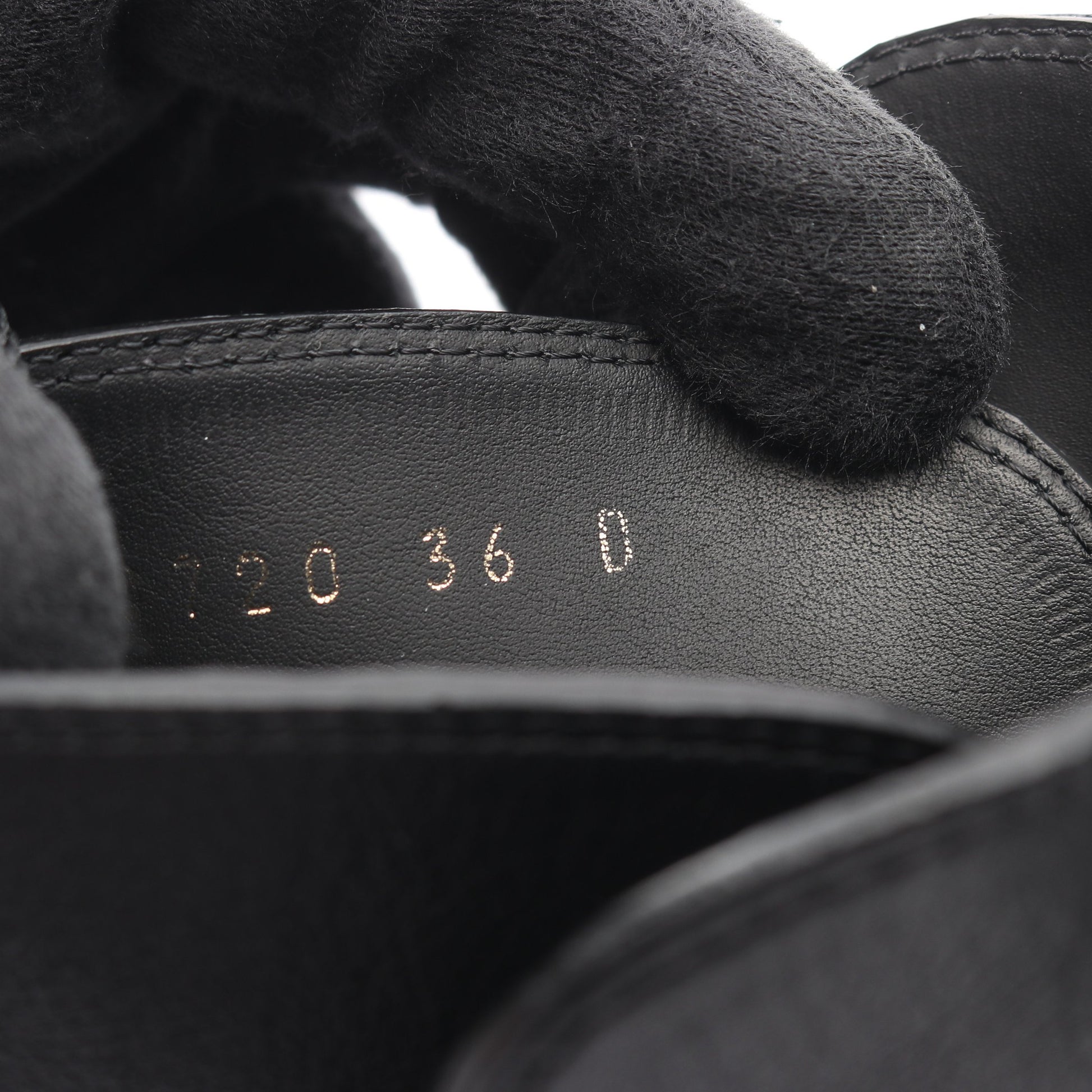 DIOR EMPREINTE ブーツ レザー ブラック クリスチャンディオール シューズ Christian Dior