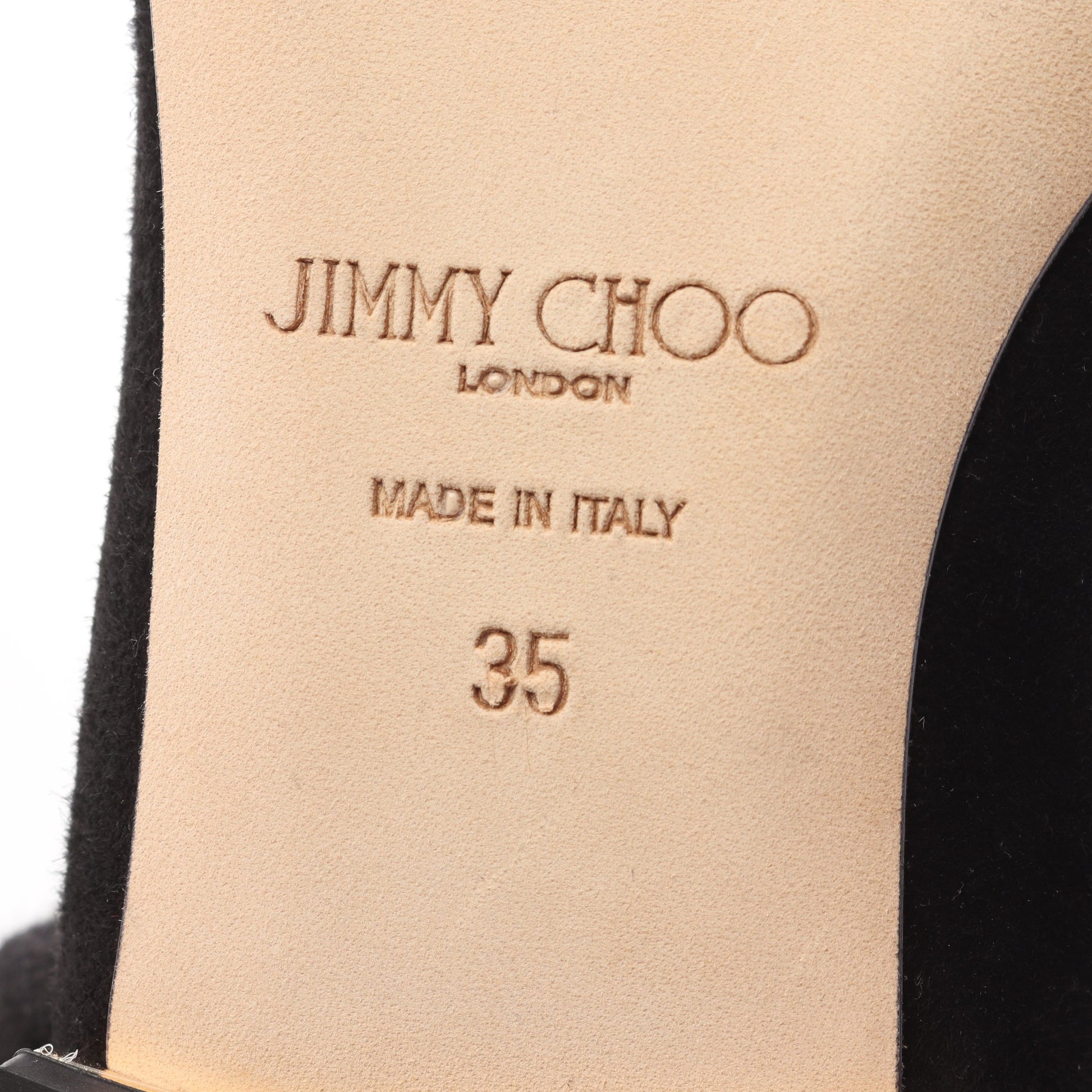 フラットシューズ スエード ブラック ジミーチュウ シューズ JIMMY CHOO