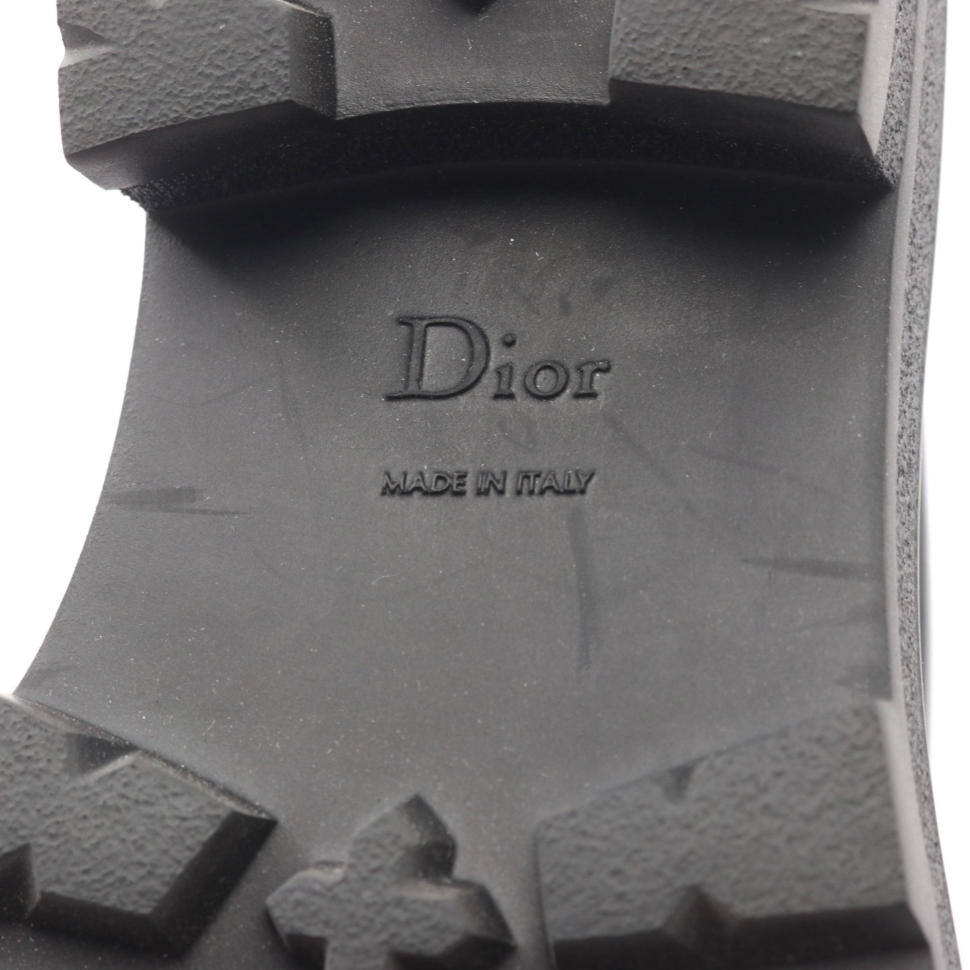 プラットフォーム ローファー ロゴ レザー ブラック クリスチャンディオール シューズ Christian Dior
