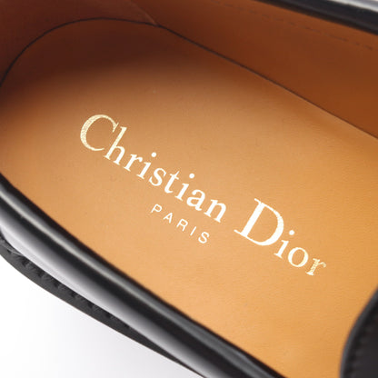 プラットフォーム ローファー ロゴ レザー ブラック クリスチャンディオール シューズ Christian Dior