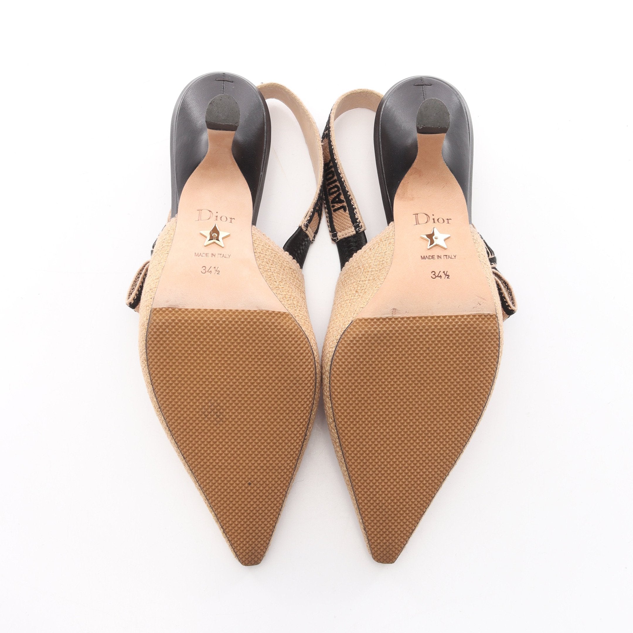 J'ADIOR スリングバック パンプス ジュート ベージュ クリスチャン