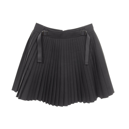 ミニ プリーツ スカート コットン ブラック クリスチャンディオール ボトムス Christian Dior