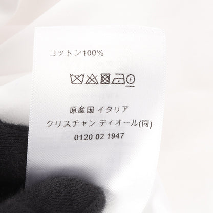 BEE刺繍 オフショルダーシャツ ブラウス コットン ホワイト クリスチャンディオール トップス Christian Dior